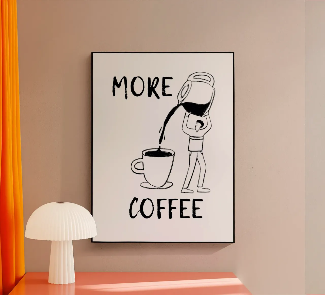 Più caffè plexiglass da ArtDesign by KBK