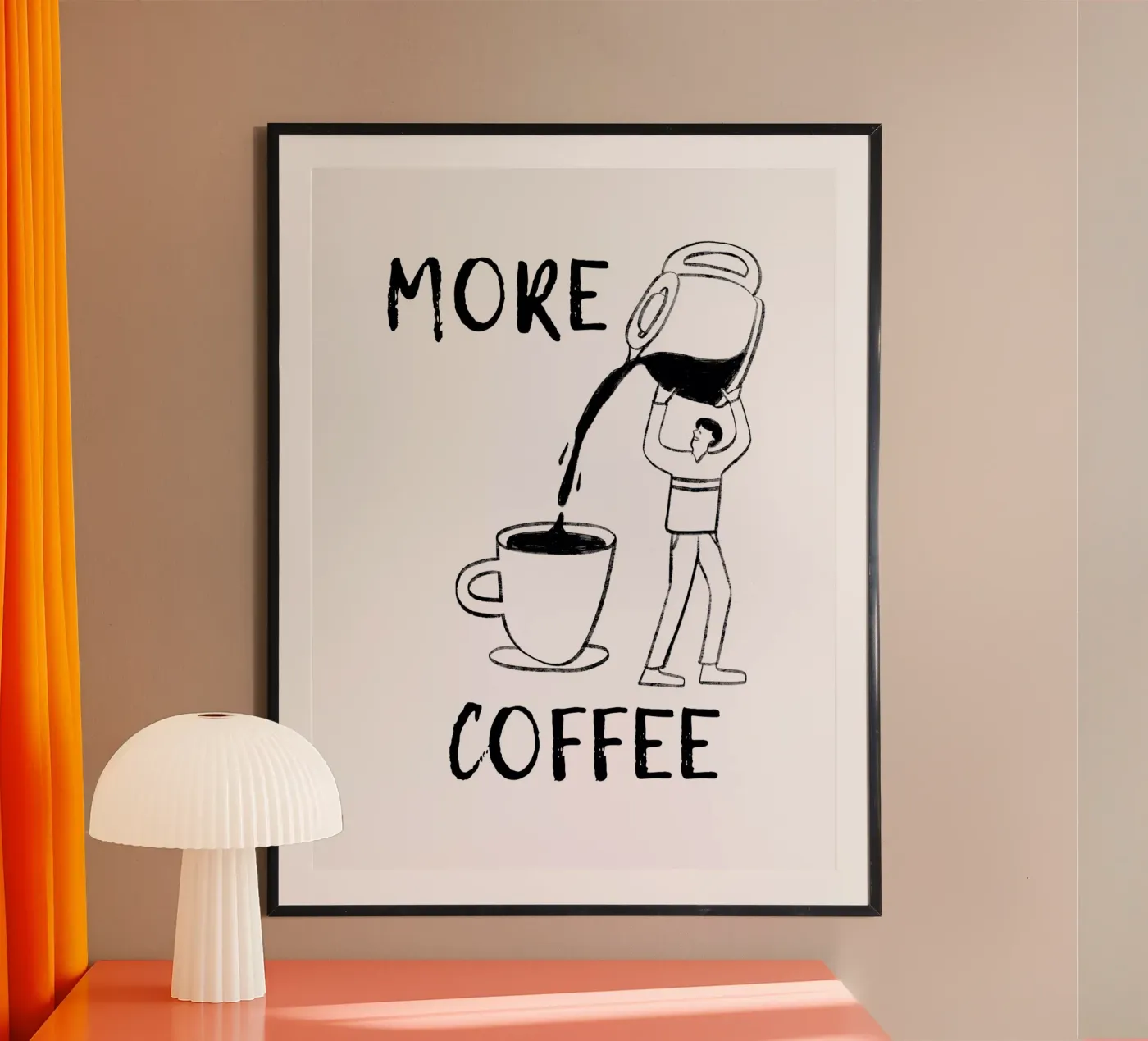 Plus de café poster de ArtDesign by KBK