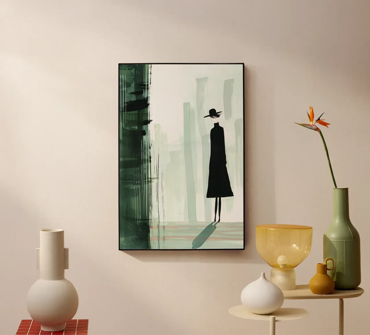 The Long Shadow acryl van lieblu