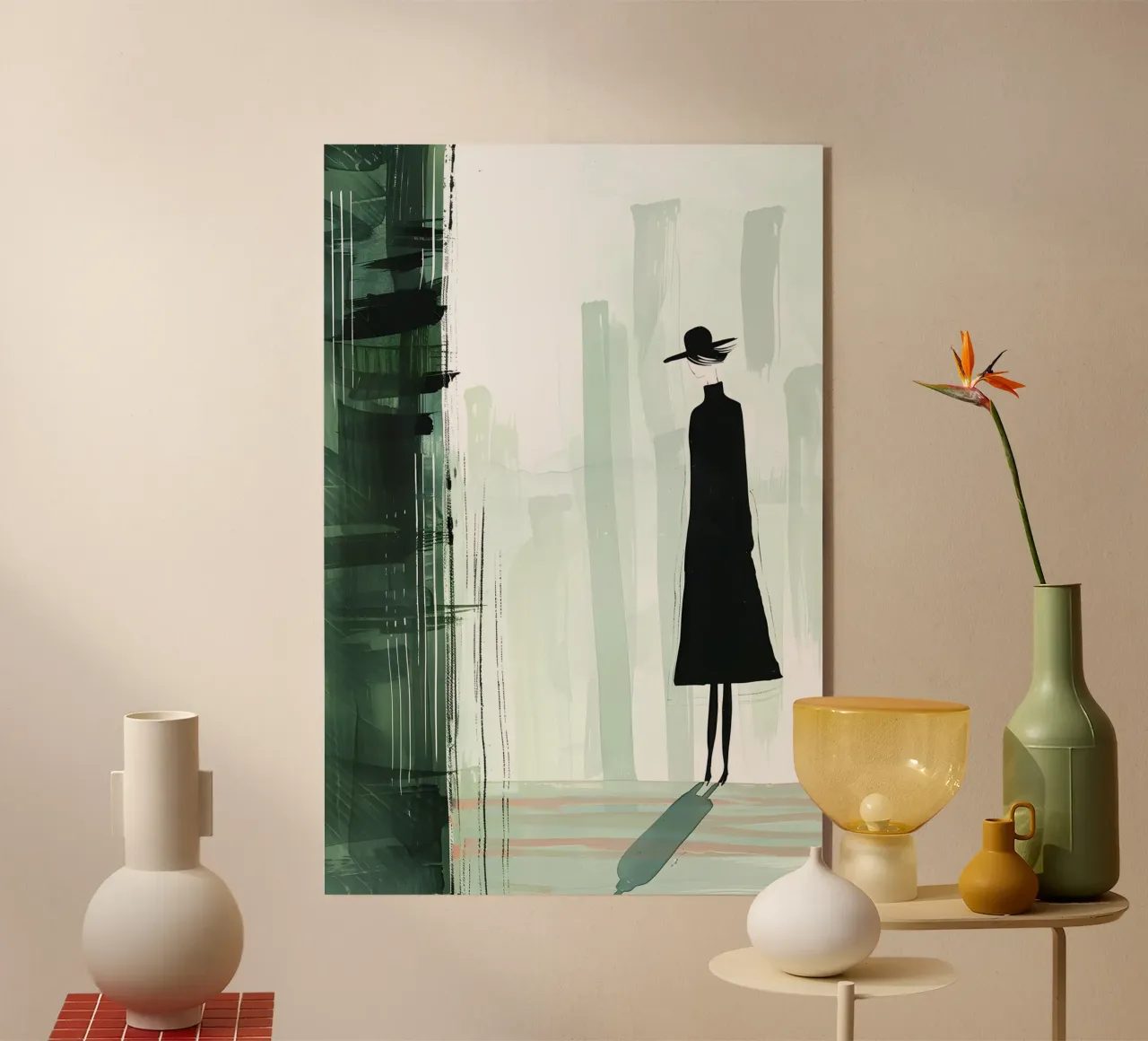 The Long Shadow acryl van lieblu