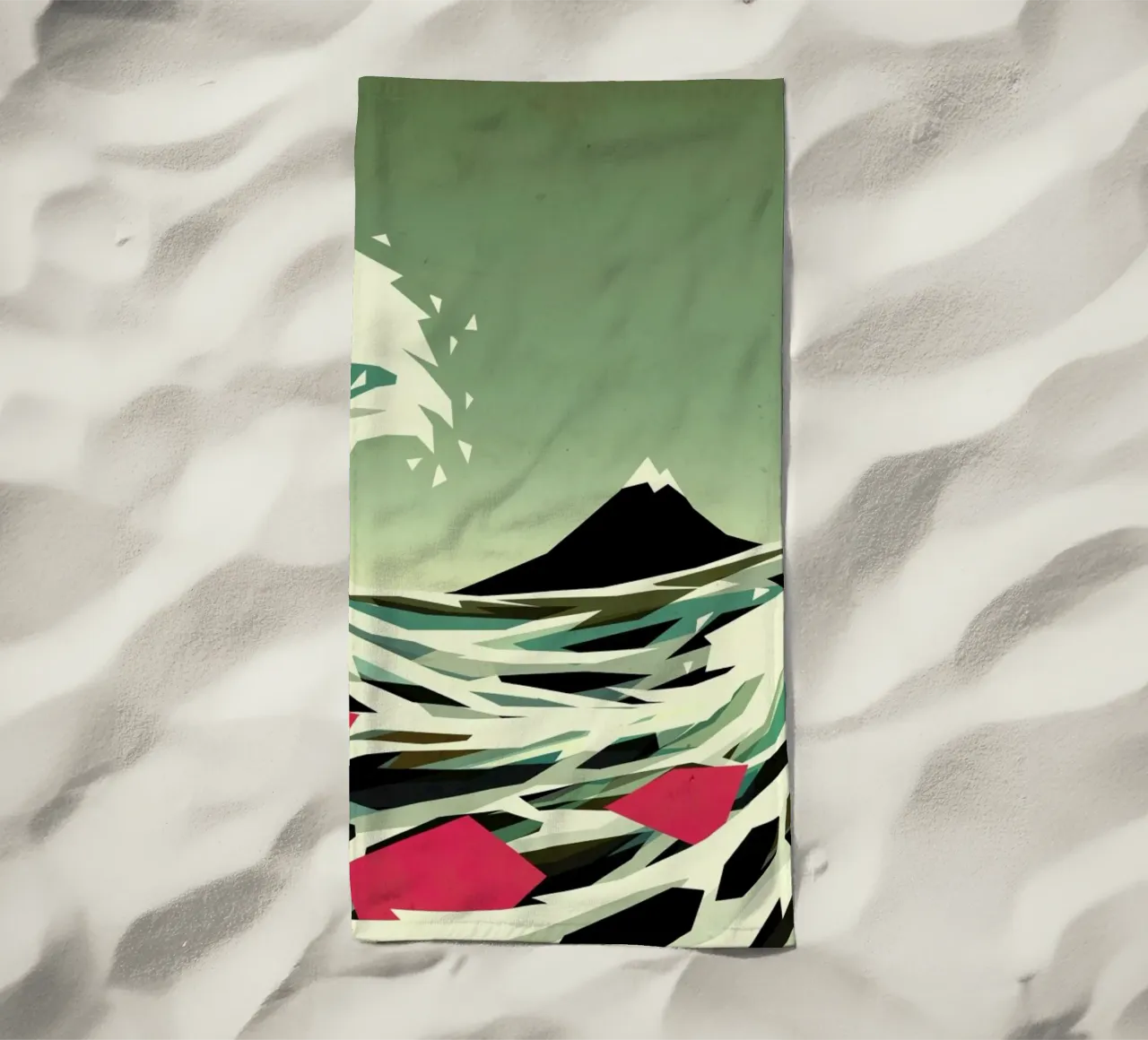 Go with the flow Strandtuch von Yetiland