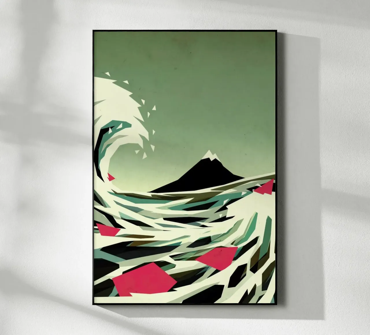 Go with the flow acryl van Yetiland