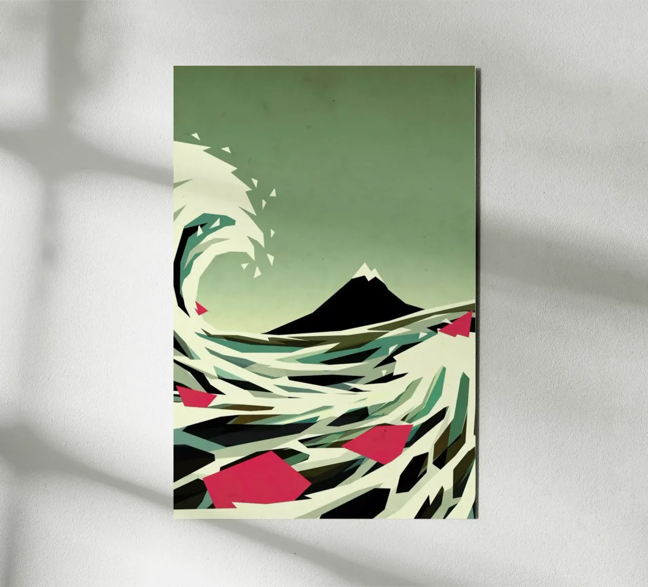 Go with the flow alluminio dibond da Yetiland