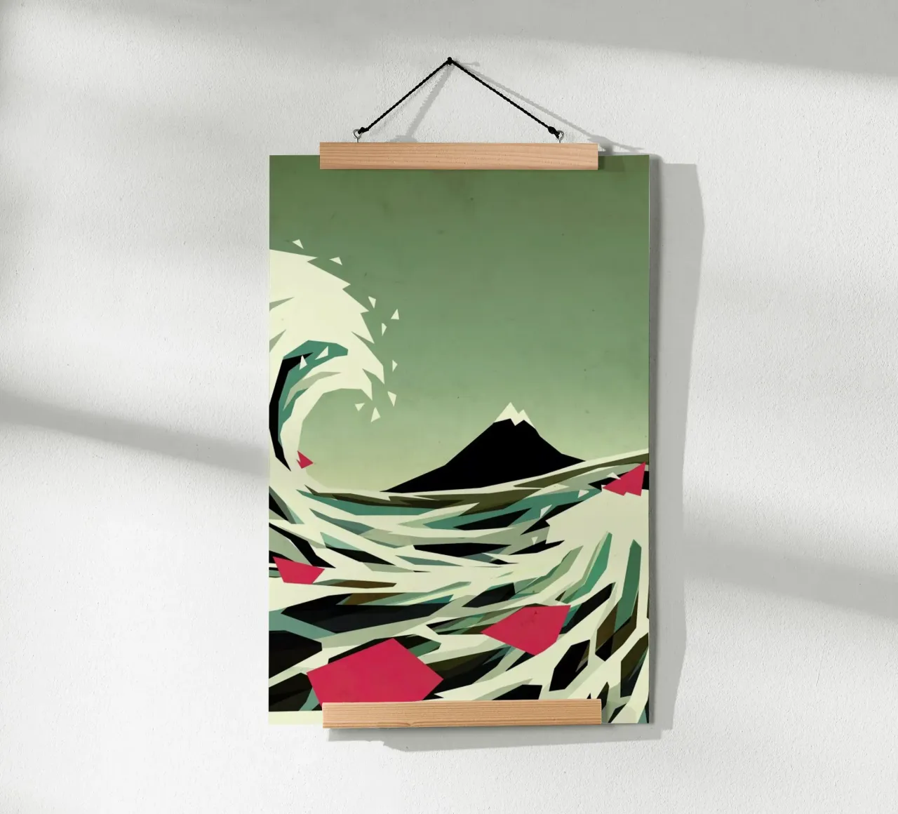 Go with the flow poster da Yetiland