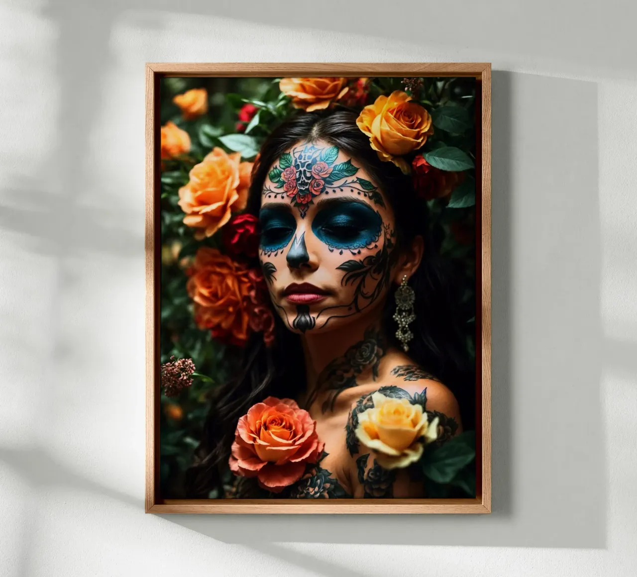 Day of the Dead canvas with Floater frame by ArtDesign by KBK