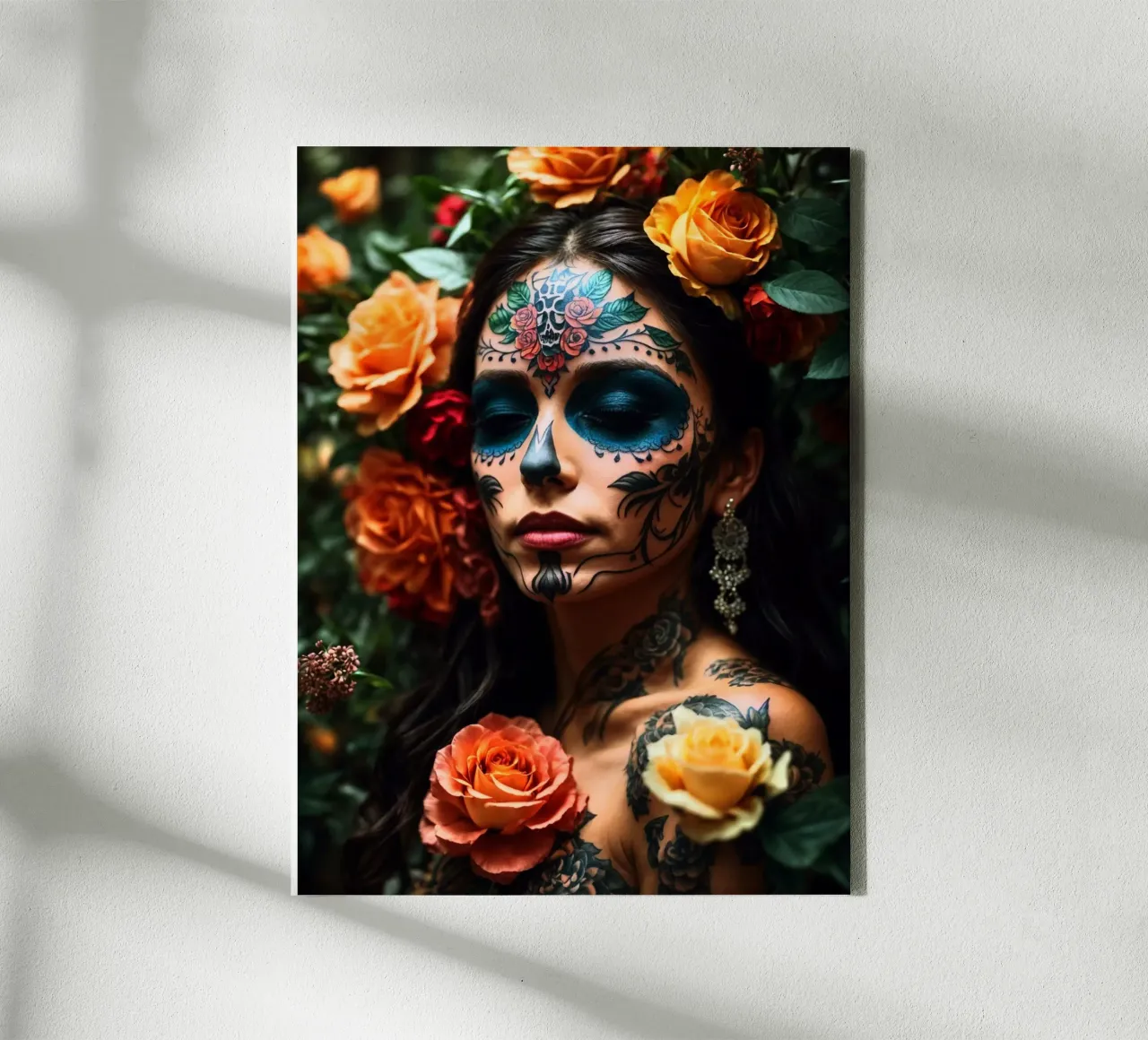 Day of the Dead canvas with Floater frame by ArtDesign by KBK