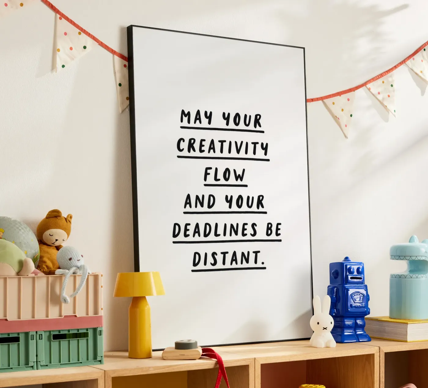 Creativity Flow Deadlines Be Distant forex plate by SayingGood