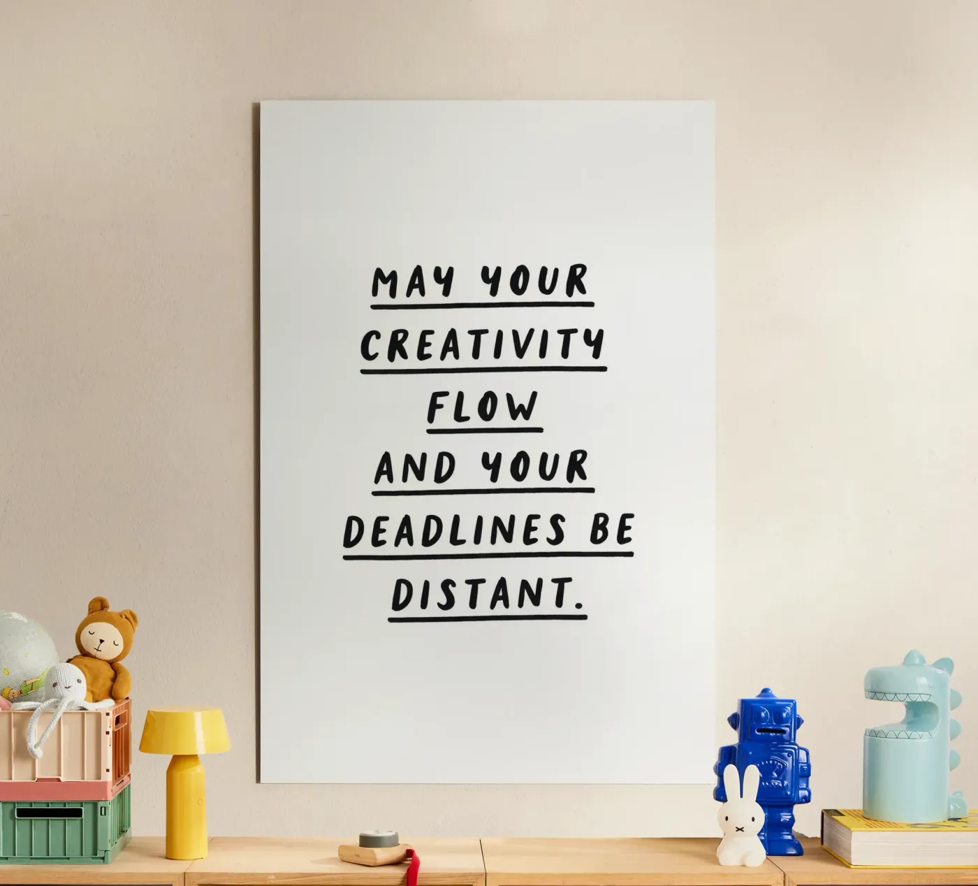 Creativity Flow Deadlines Be Distant forex plate by SayingGood