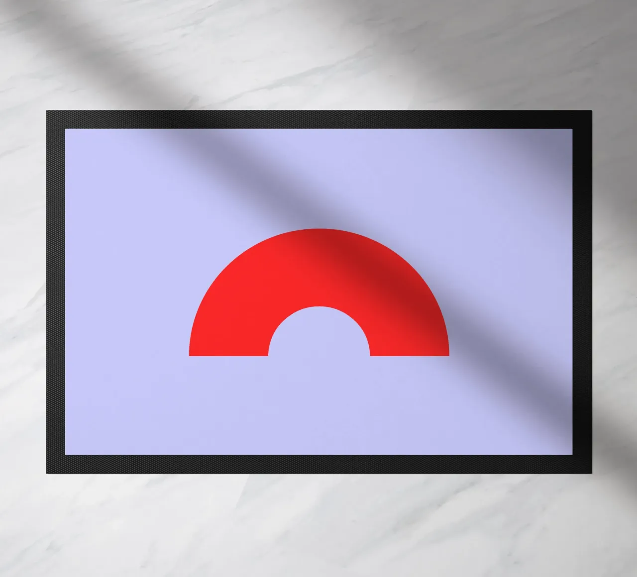 Semicircular ring doormat by MORINA FLAW