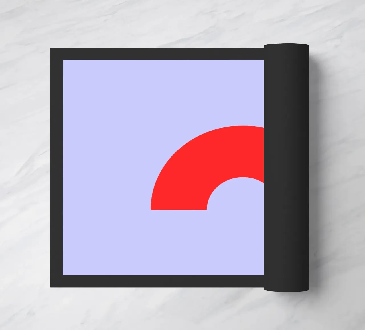 Semicircular ring doormat by MORINA FLAW