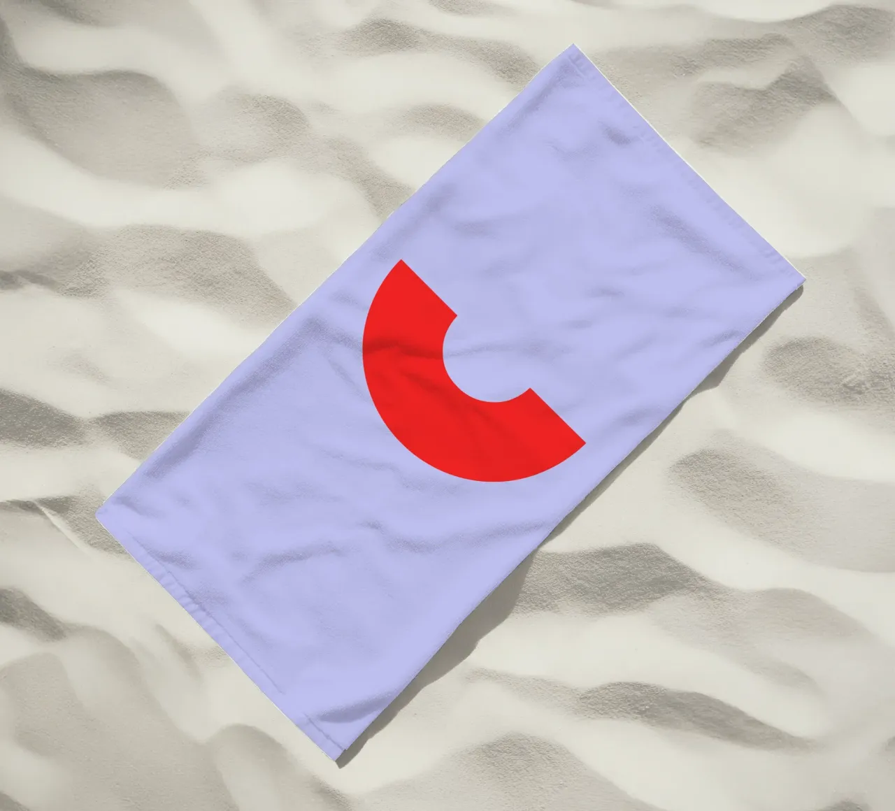 Anello semicircolare telo mare da MORINA FLAW