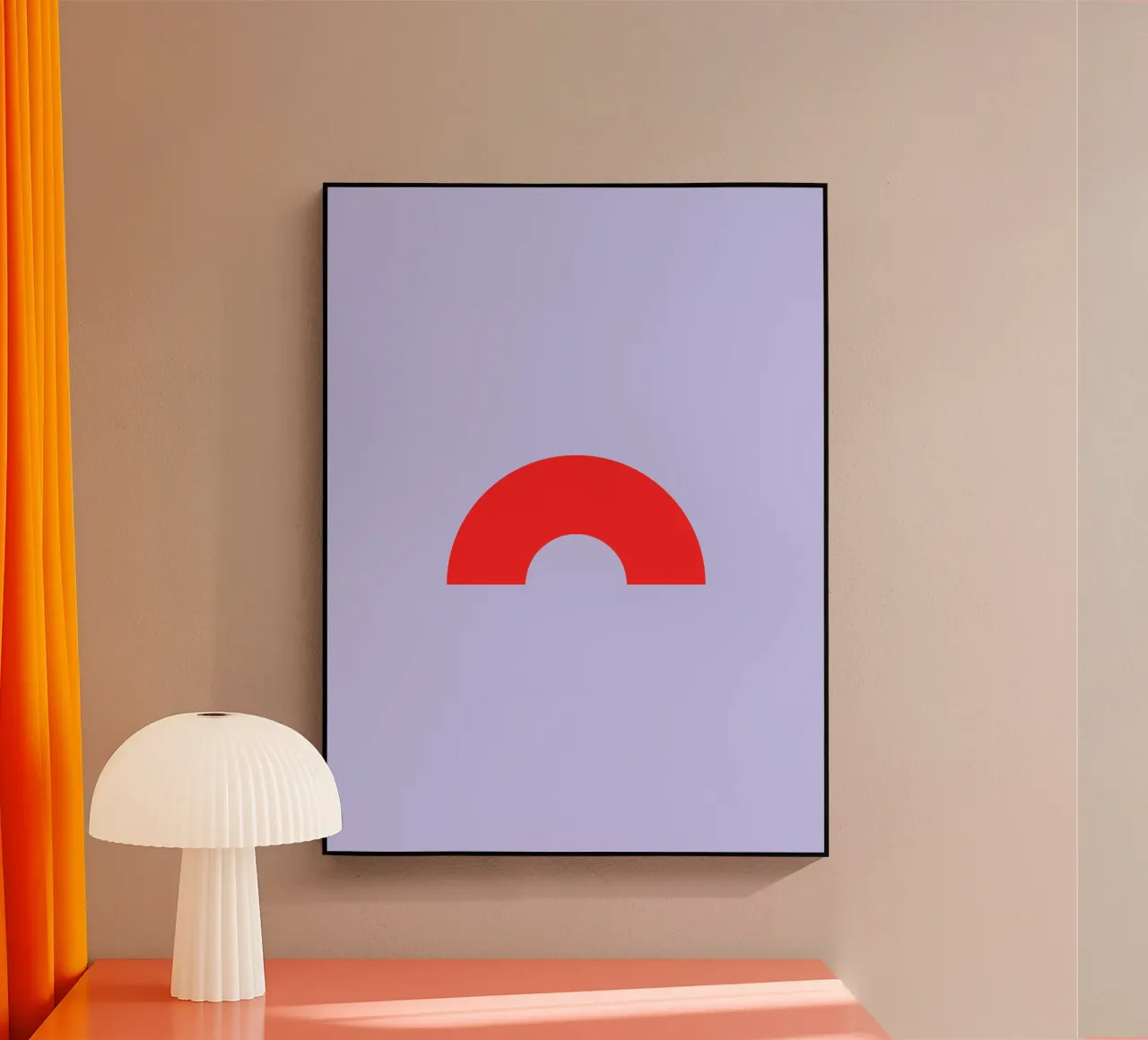 Halfrond ring acryl van MORINA FLAW