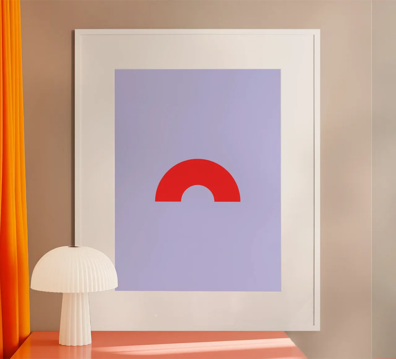 Semicircular ring poster by MORINA FLAW