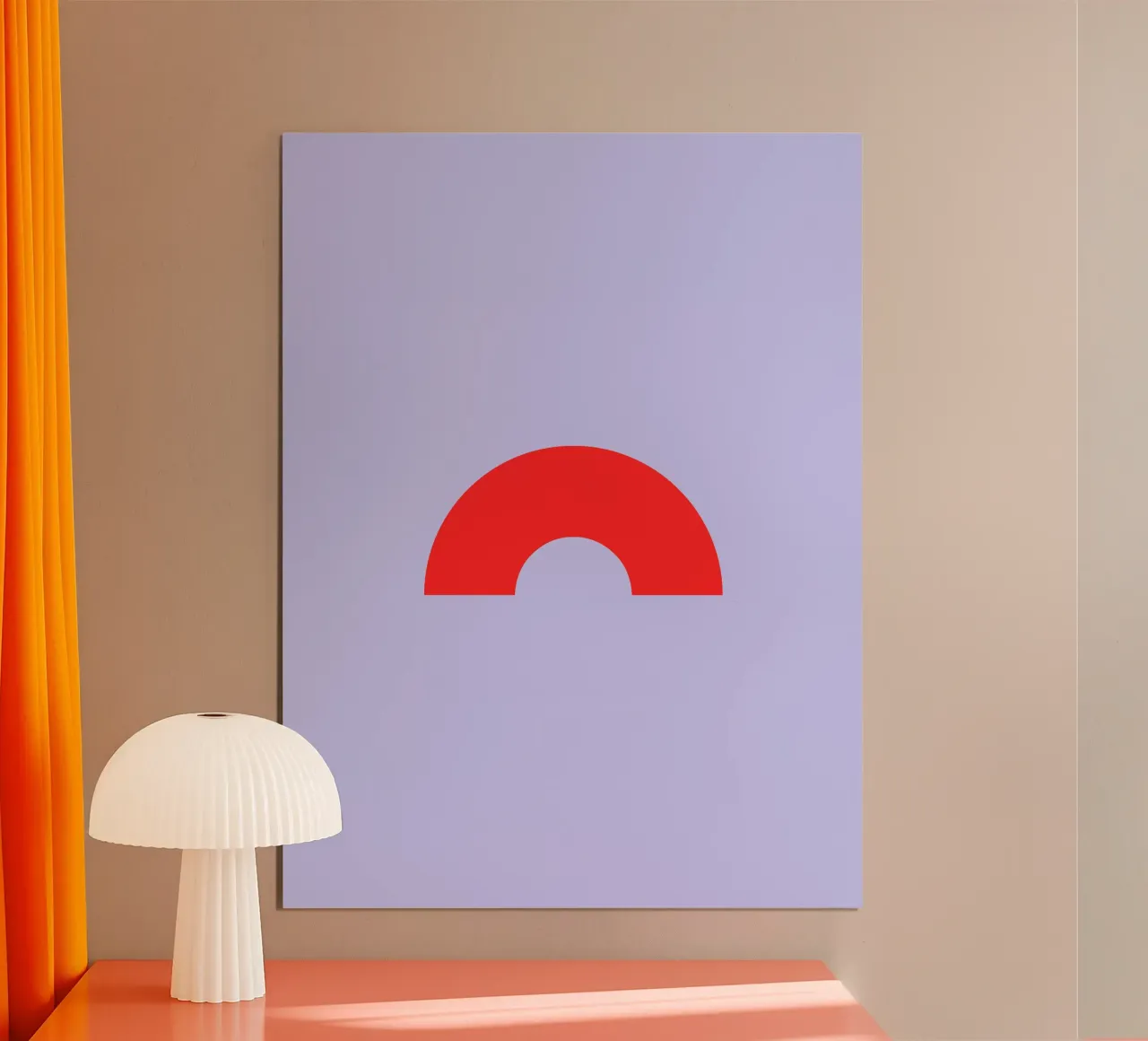 Semicircular ring poster by MORINA FLAW