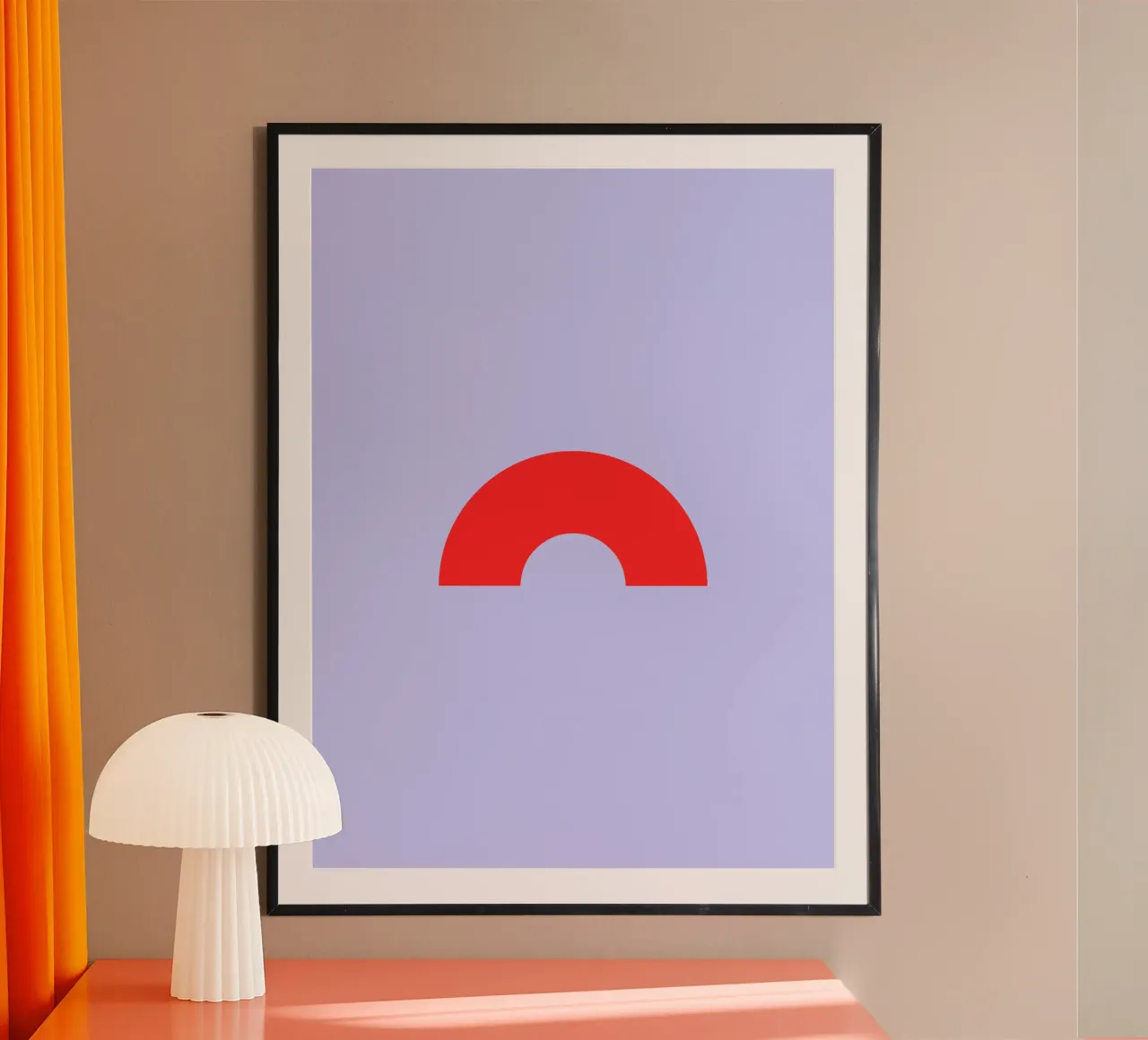 Semicircular ring poster by MORINA FLAW