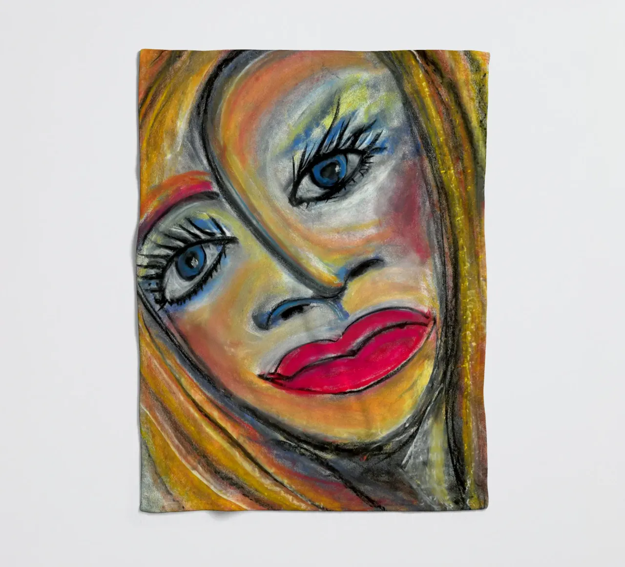 Liv - with red lips coperta in pile da MissVeroonica