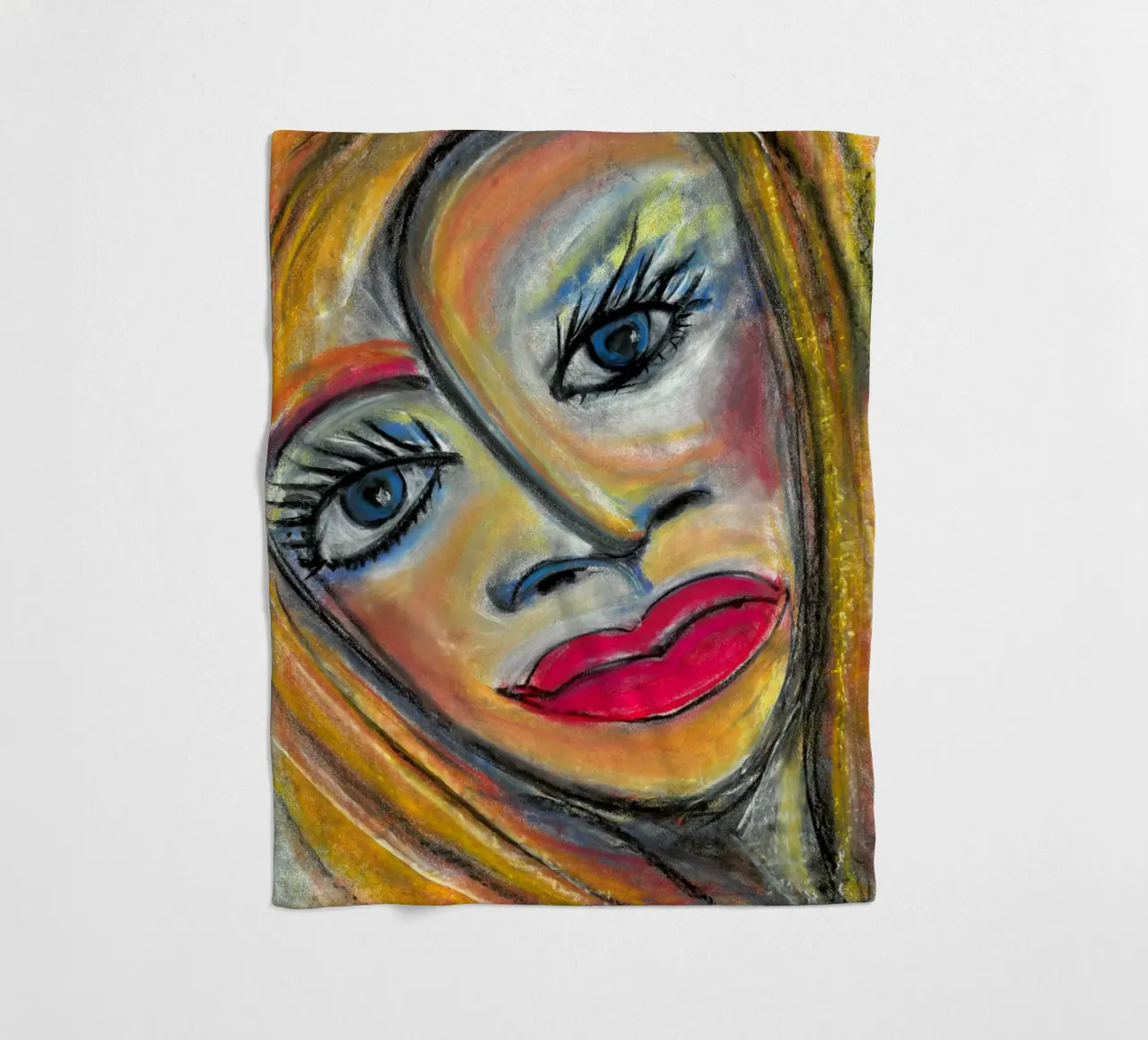 Liv - with red lips coperta in pile da MissVeroonica