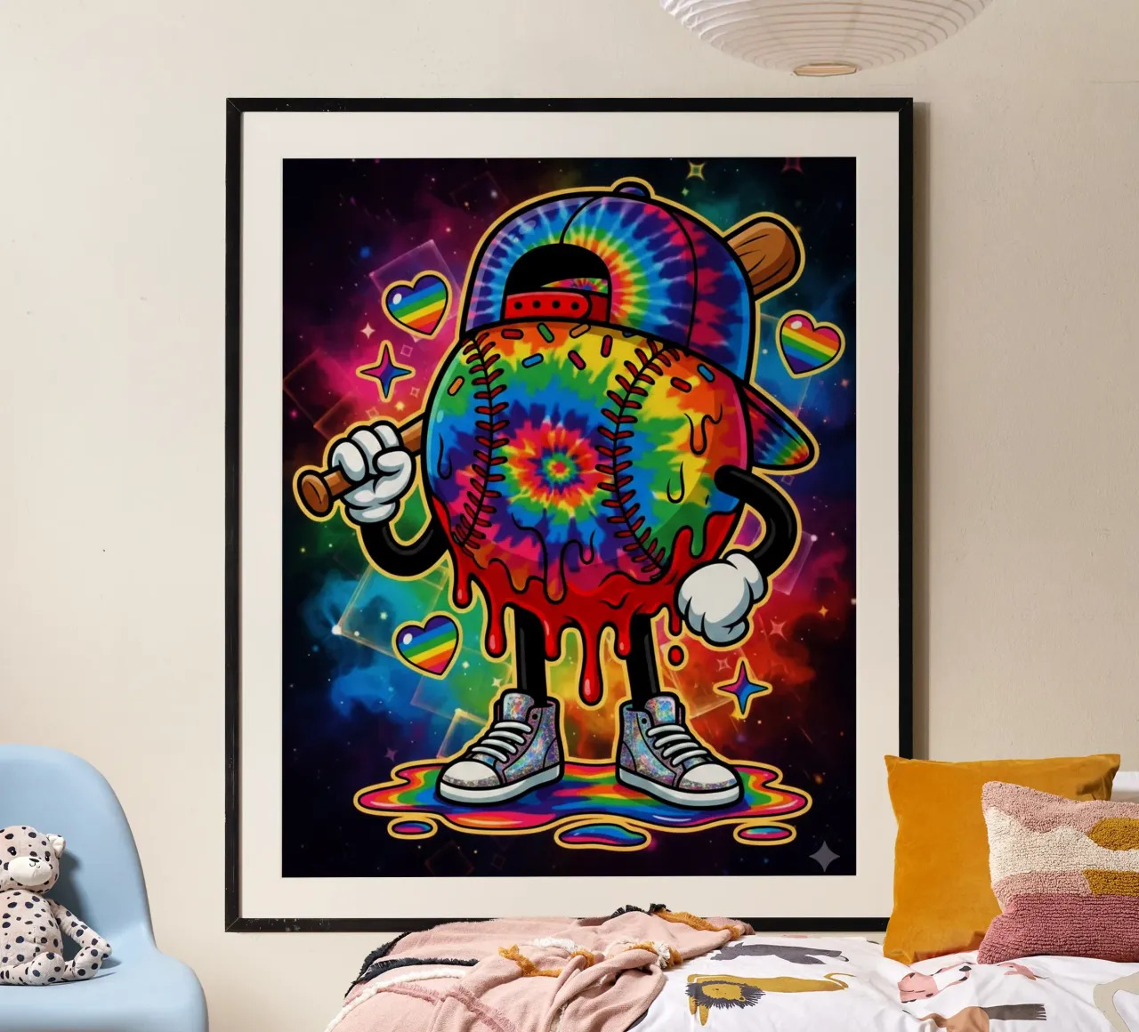 Baseball Poster von Unique Urban Life