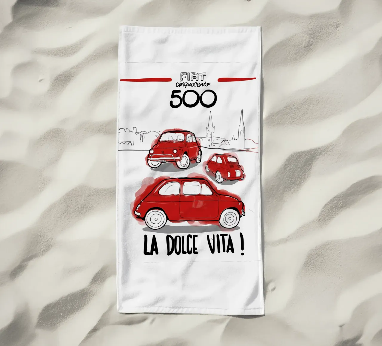 Cinquecento telo mare da GrayPixel