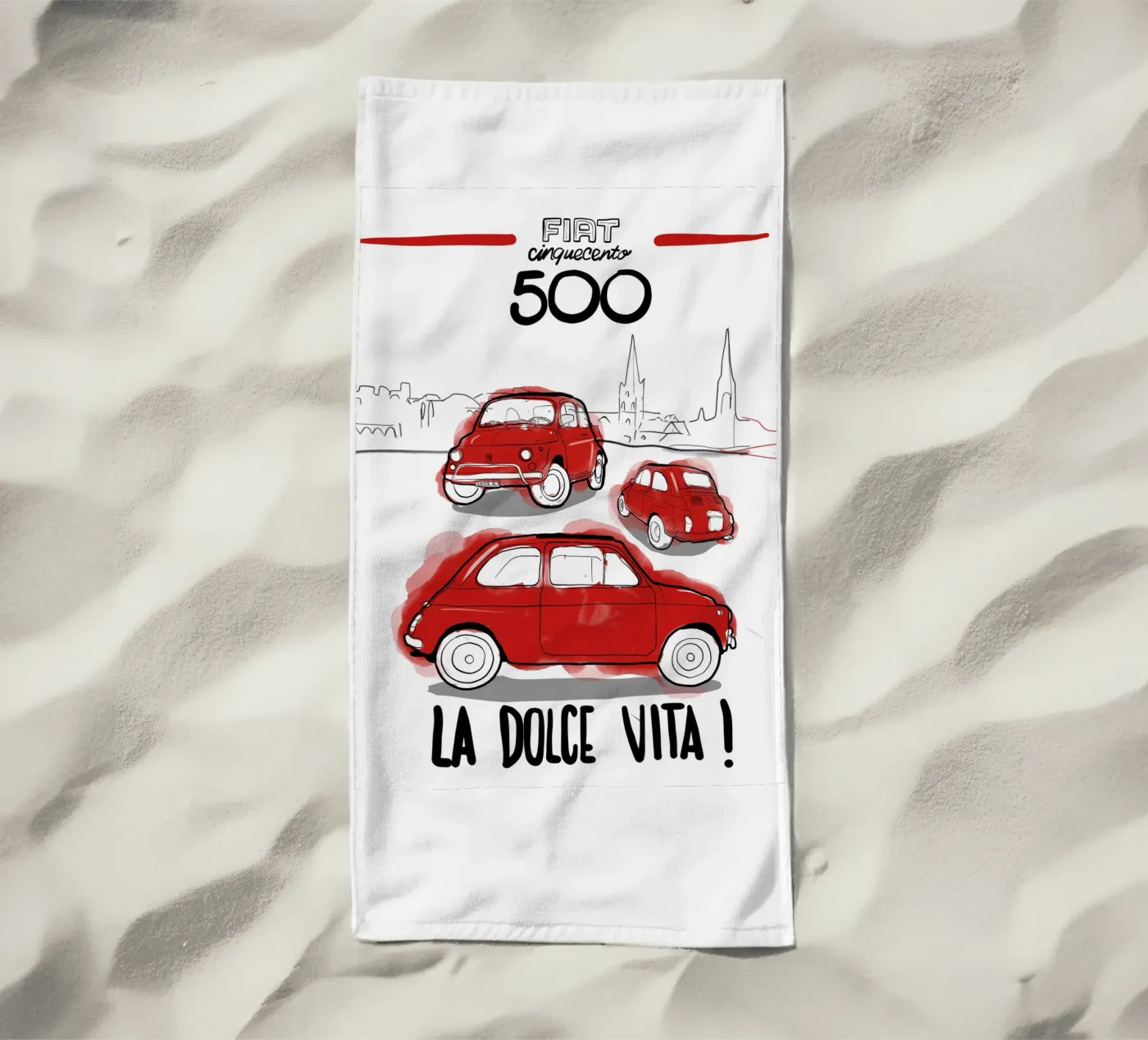 Cinquecento telo mare da GrayPixel