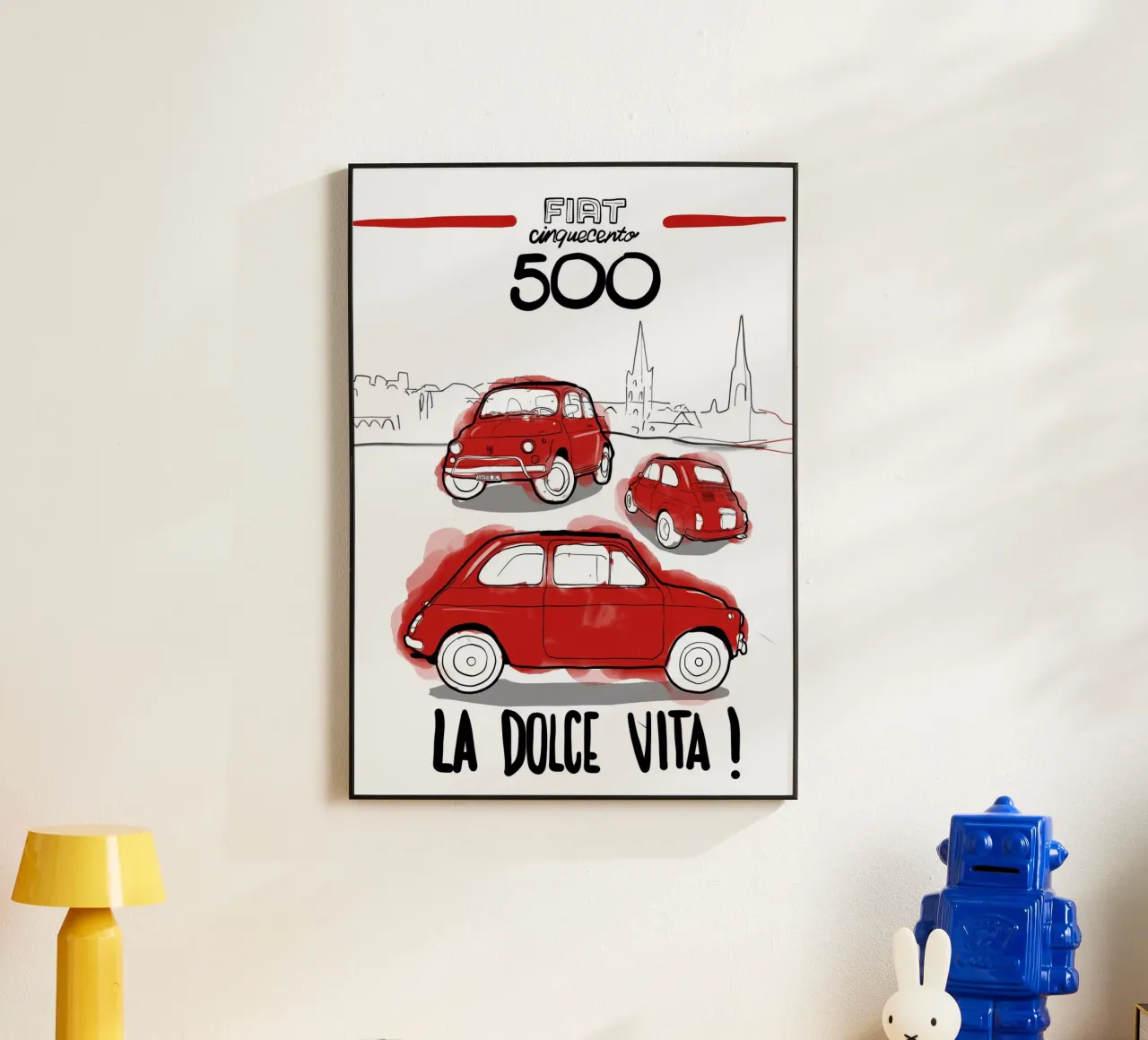 Cinquecento alluminio dibond da GrayPixel