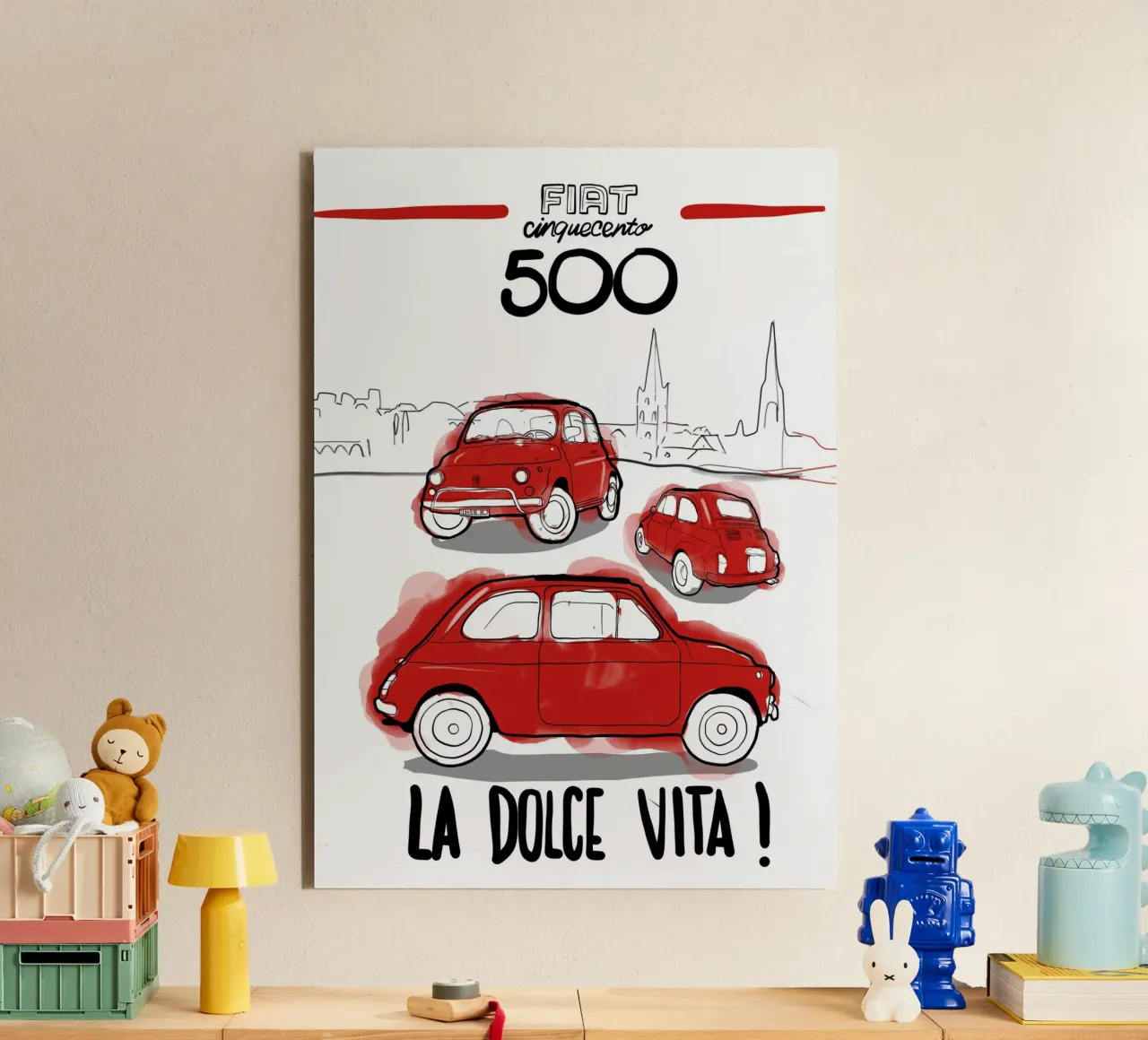 Cinquecento alluminio dibond da GrayPixel