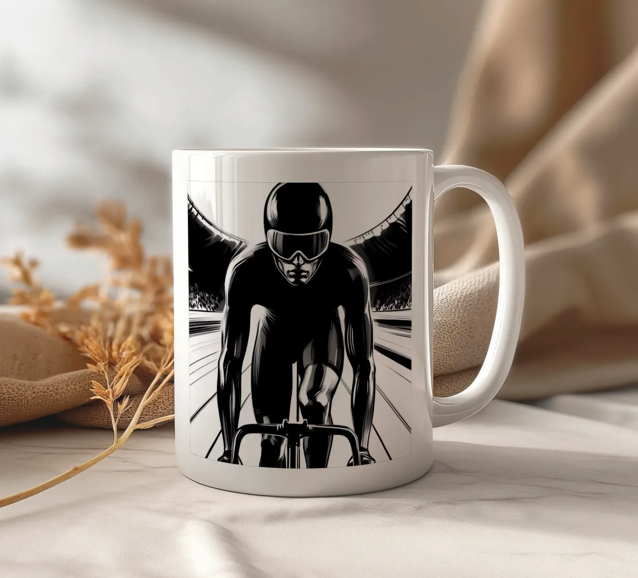CAMPIONE DI BICICLETTA tazza in ceramica da ARTOMATIC