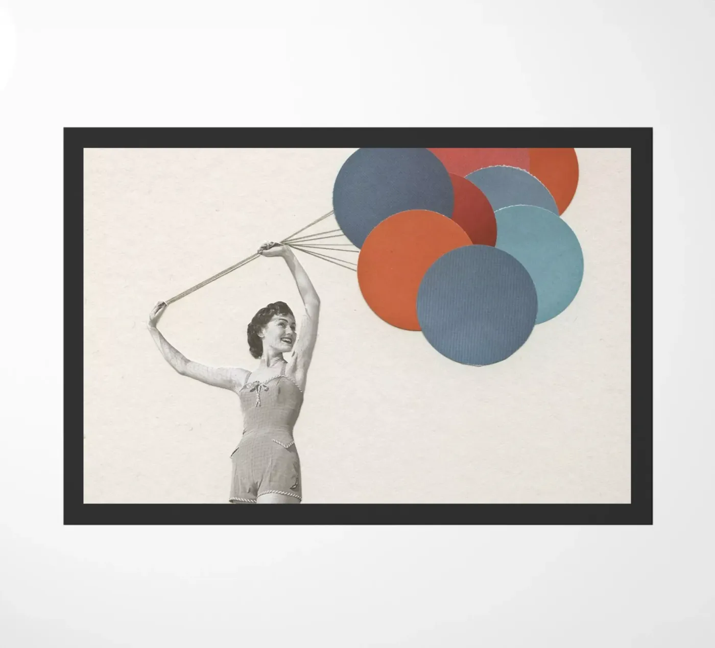 Balloons doormat by Cassia Beck Collage