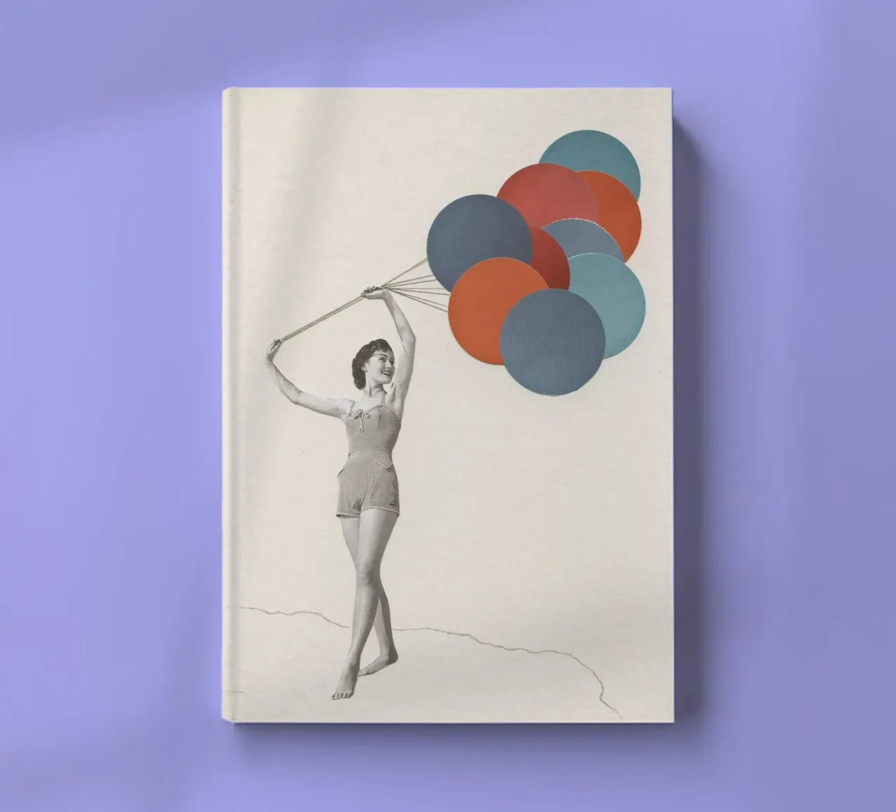 Balloons notebook by Cassia Beck Collage