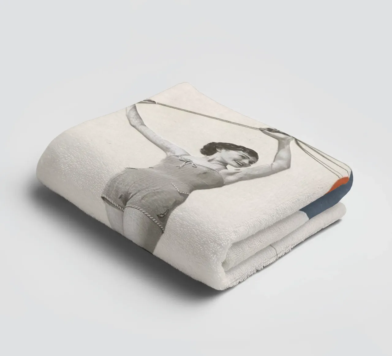 Balloons towel by Cassia Beck Collage