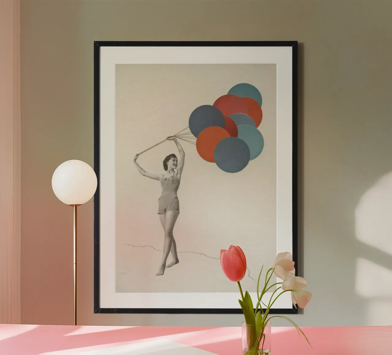 Balloons poster by Cassia Beck Collage
