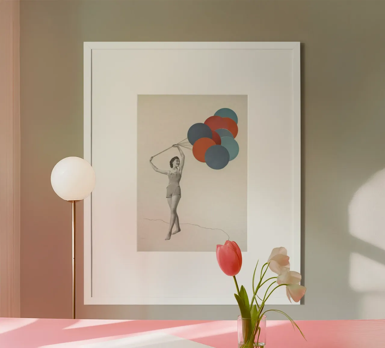 Balloons poster by Cassia Beck Collage