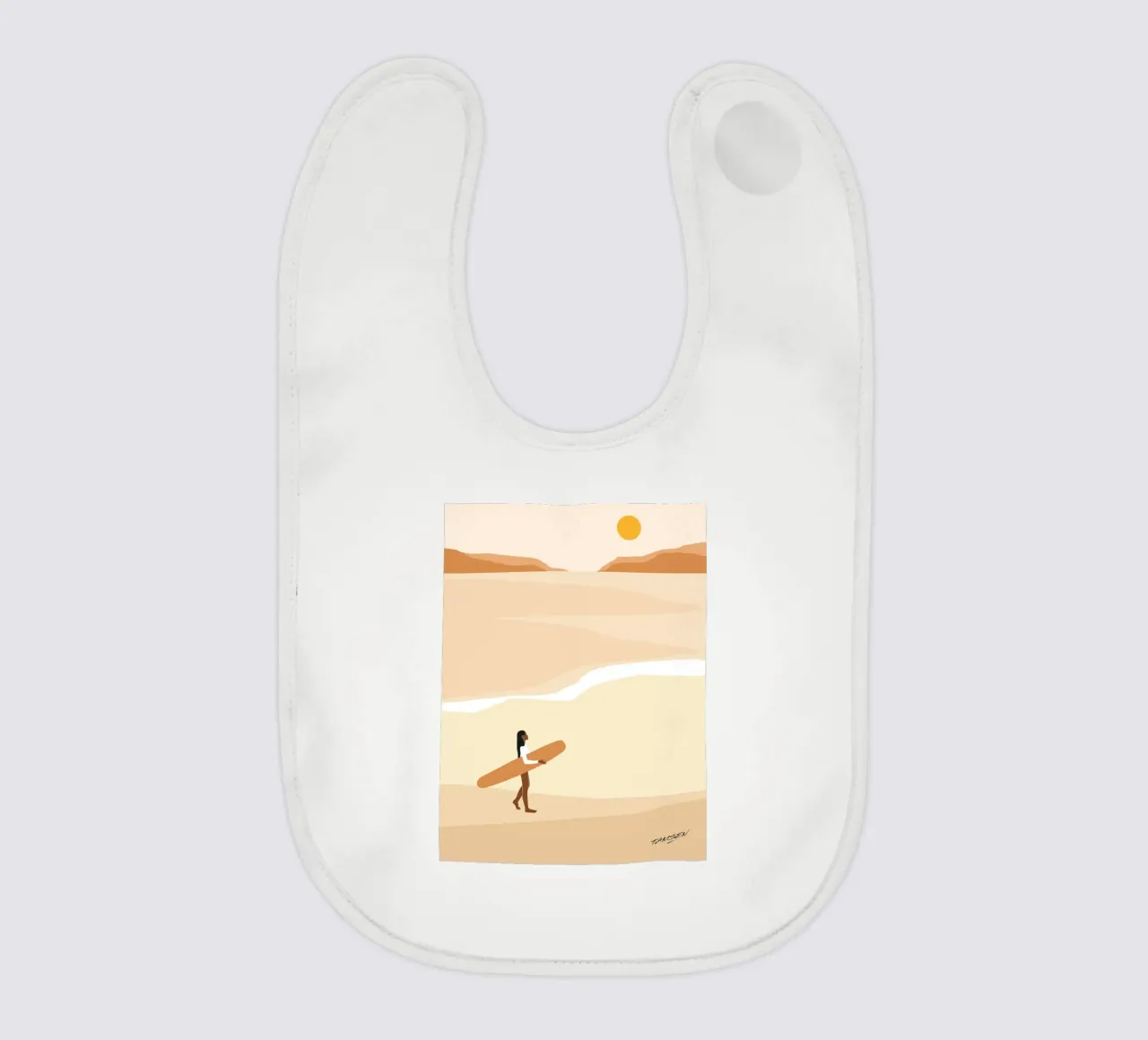 First wave baby slabbetje van Tamsen Design