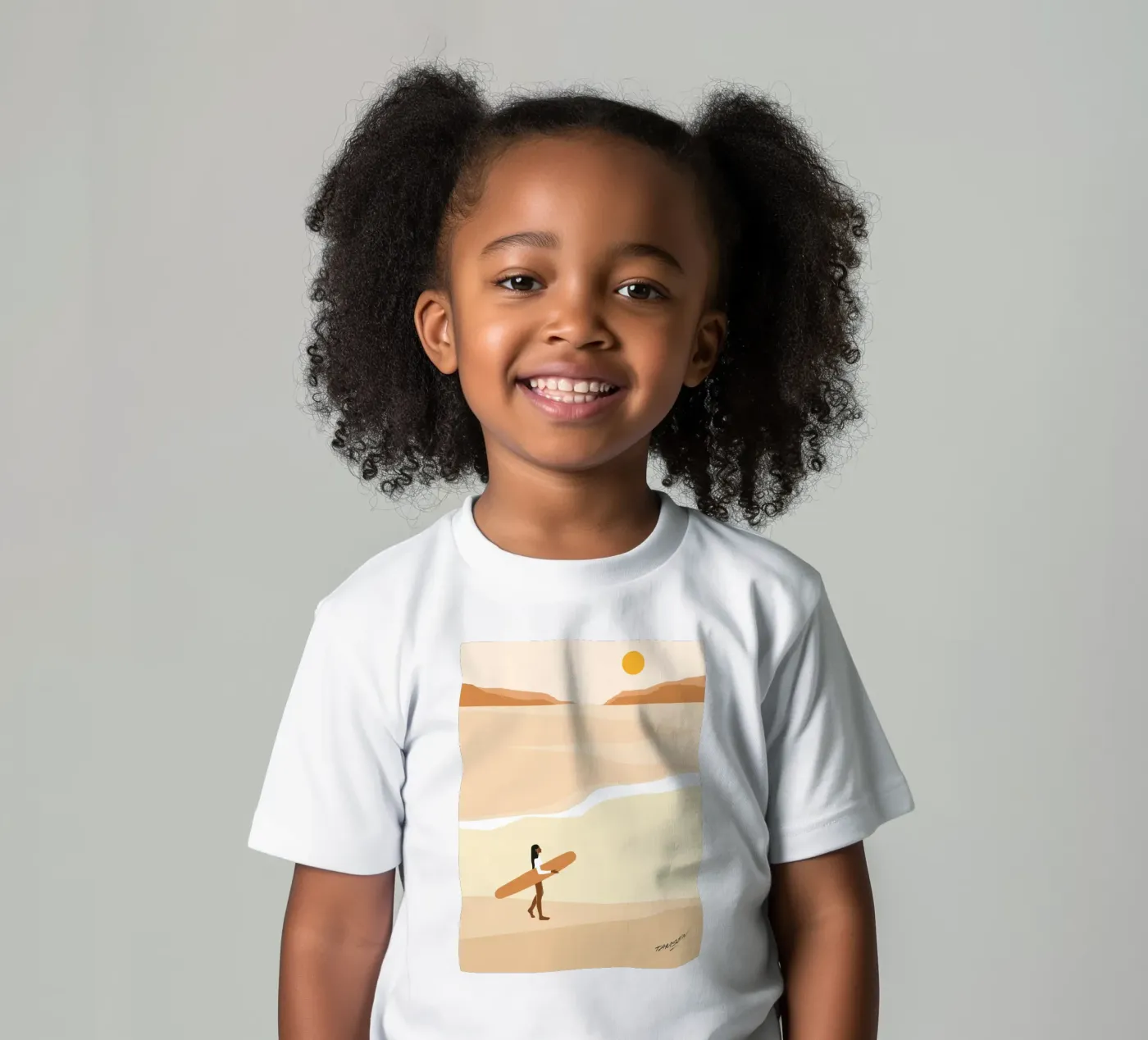 First wave t-shirt bambini da Tamsen Design