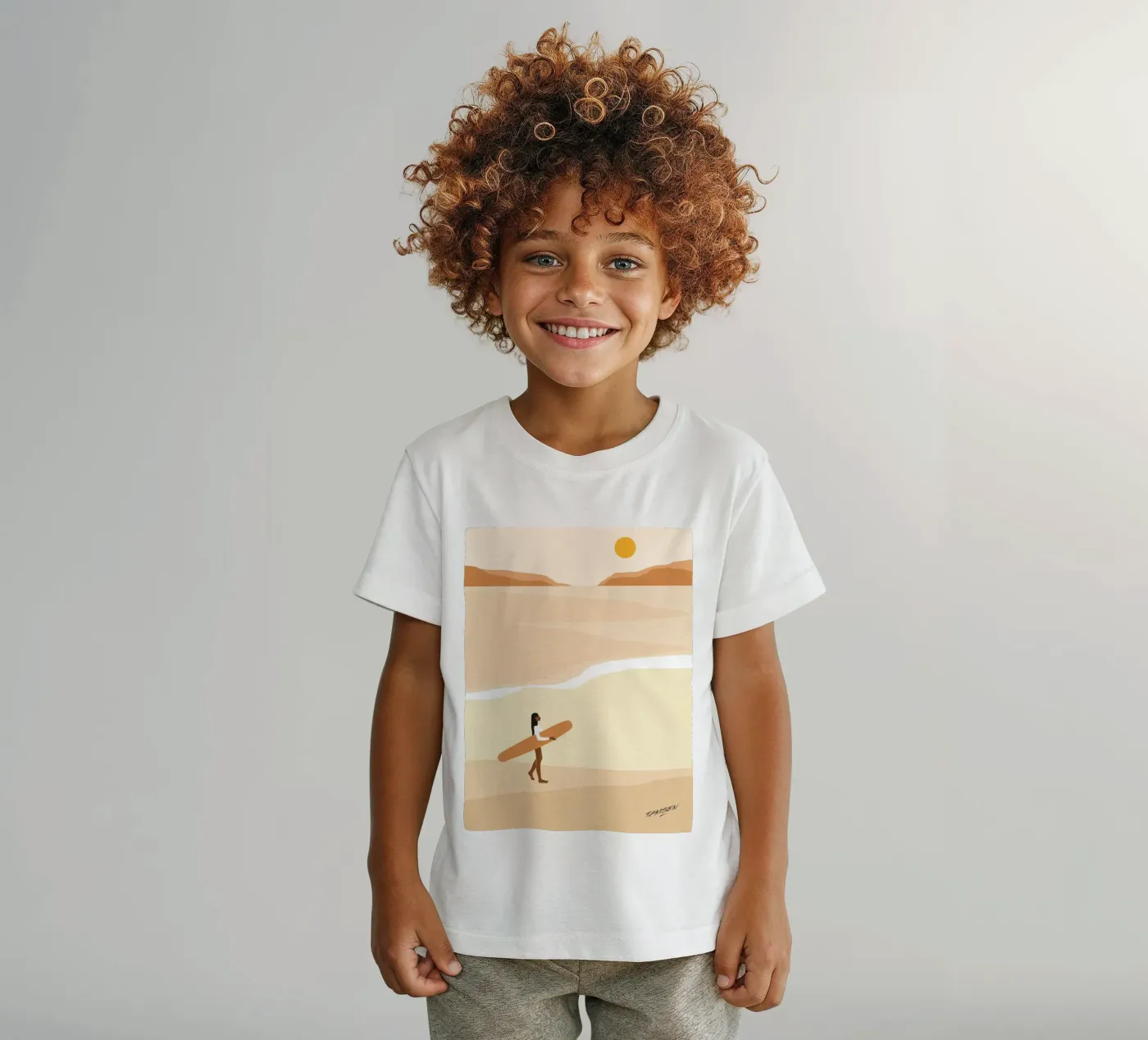 First wave t-shirt bambini da Tamsen Design