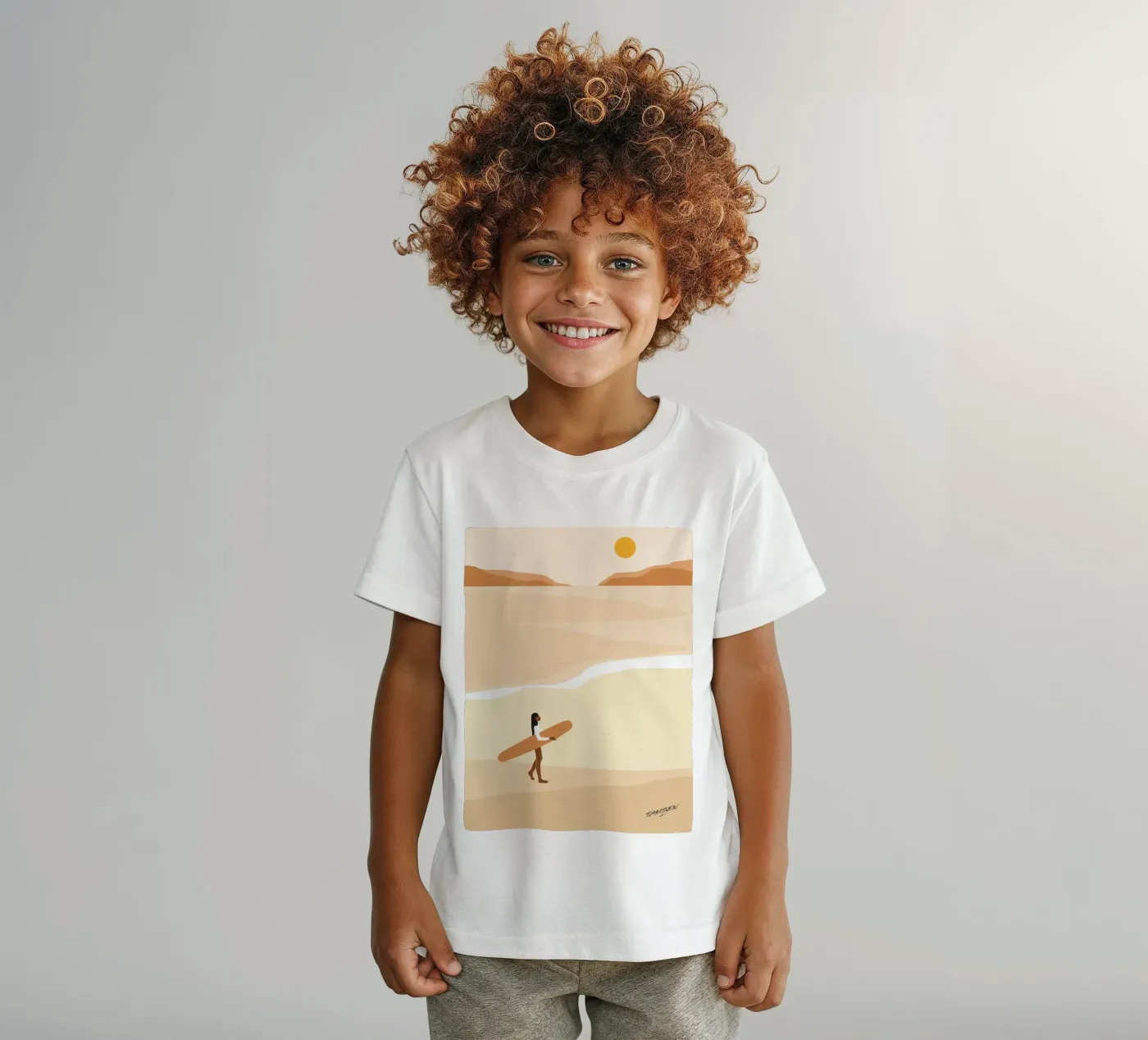 First wave t-shirt bambini da Tamsen Design