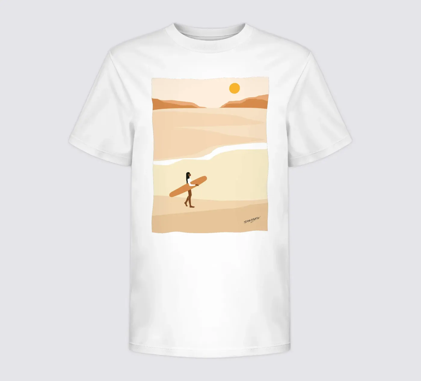 First wave t-shirt bambini da Tamsen Design