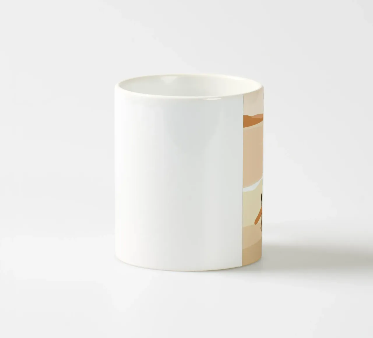First wave ceramic mug by Tamsen Design