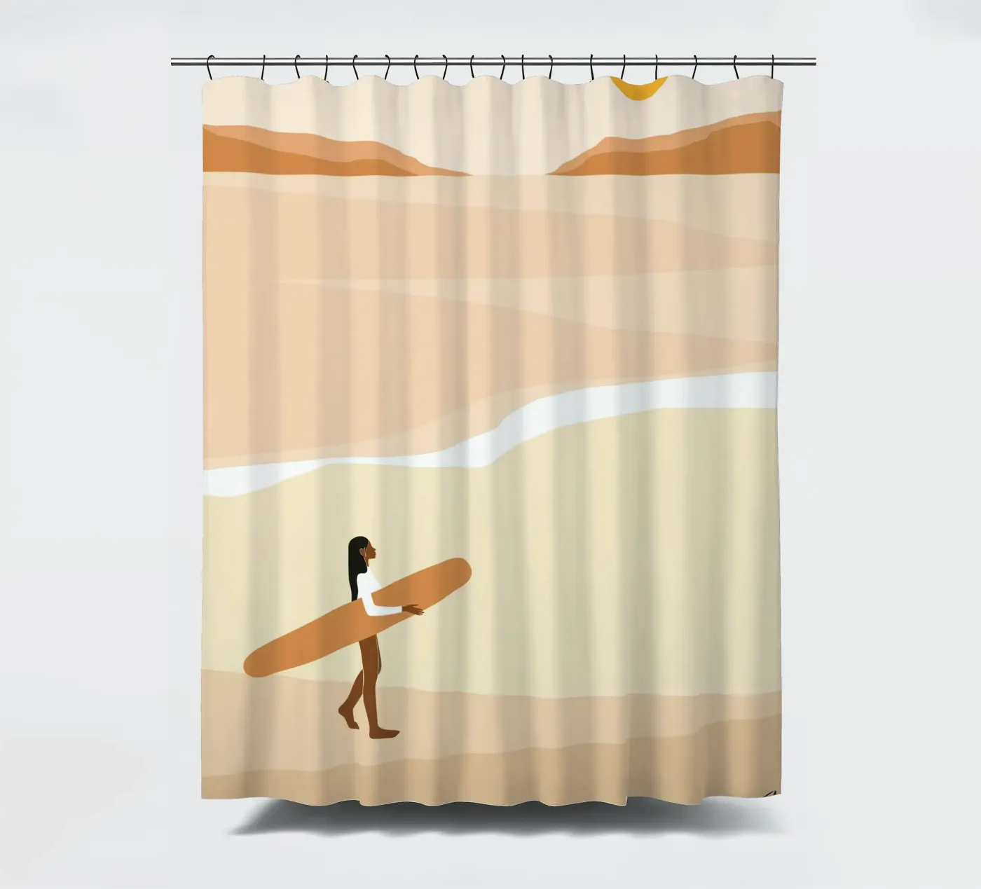 First wave douchegordijn van Tamsen Design