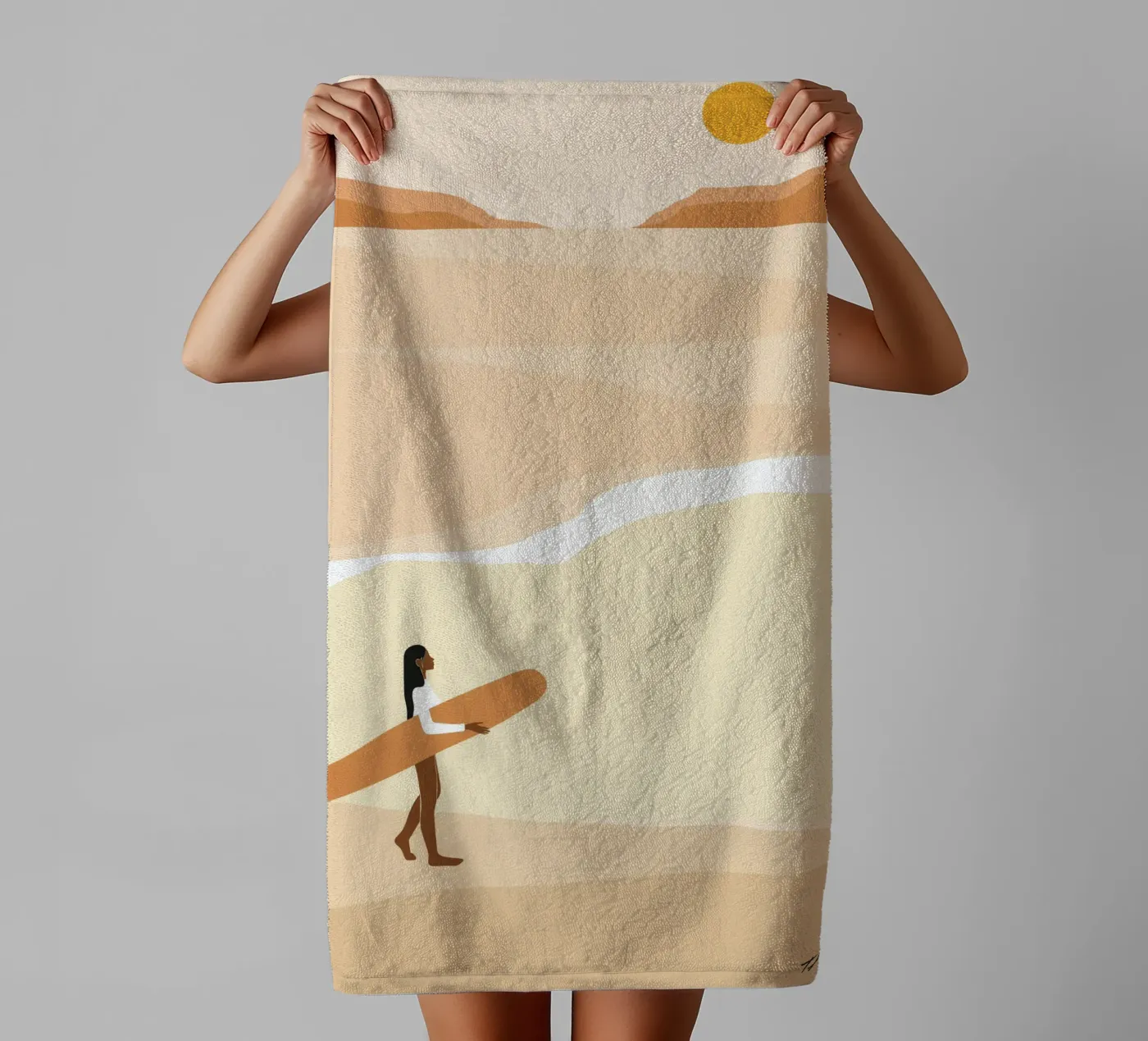 Eerste golf badhanddoek van Tamsen Design