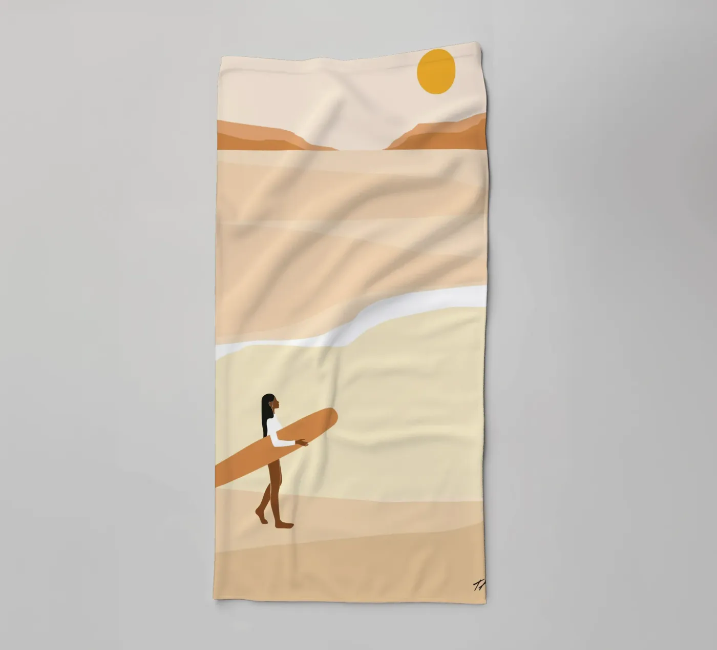 First wave towel by Tamsen Design