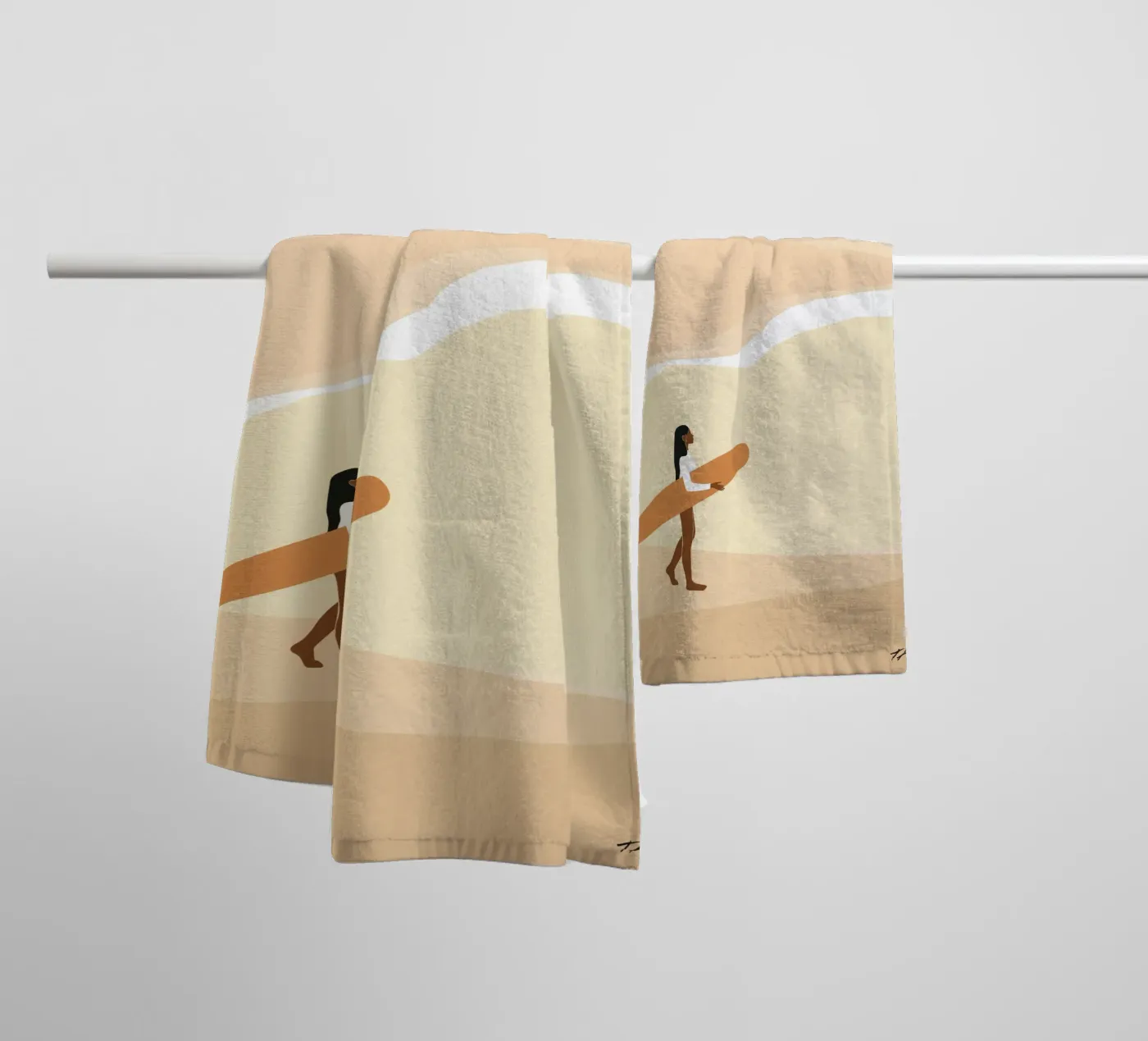 Eerste golf badhanddoek van Tamsen Design