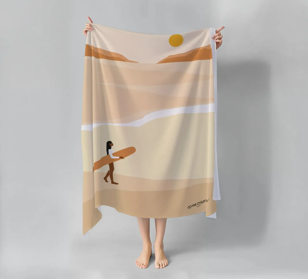 First wave strandhanddoek van Tamsen Design