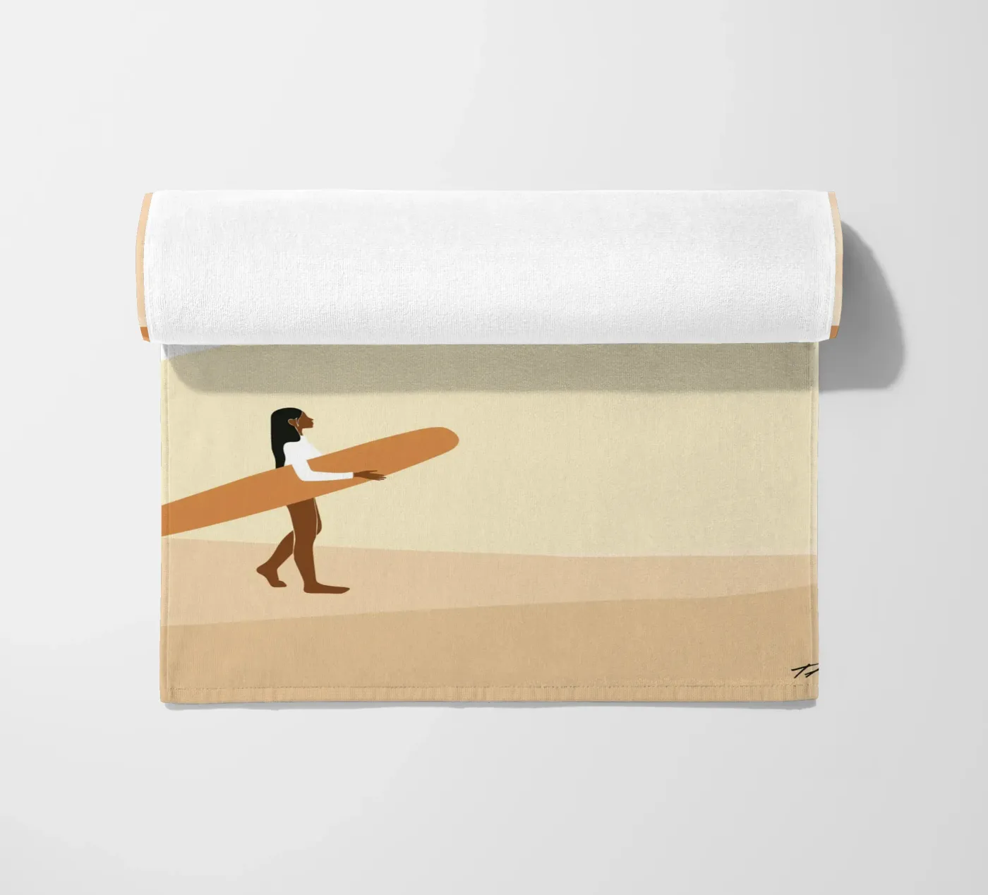 Eerste golf strandhanddoek van Tamsen Design