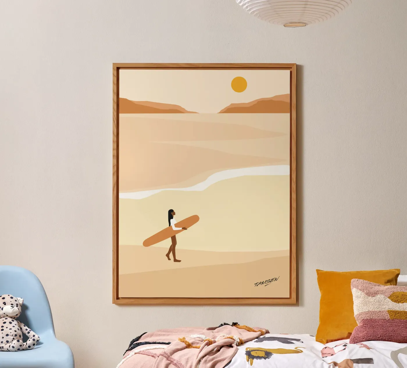 First wave forex plate by Tamsen Design