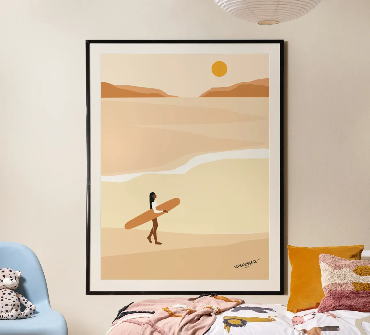 Eerste golf poster van Tamsen Design