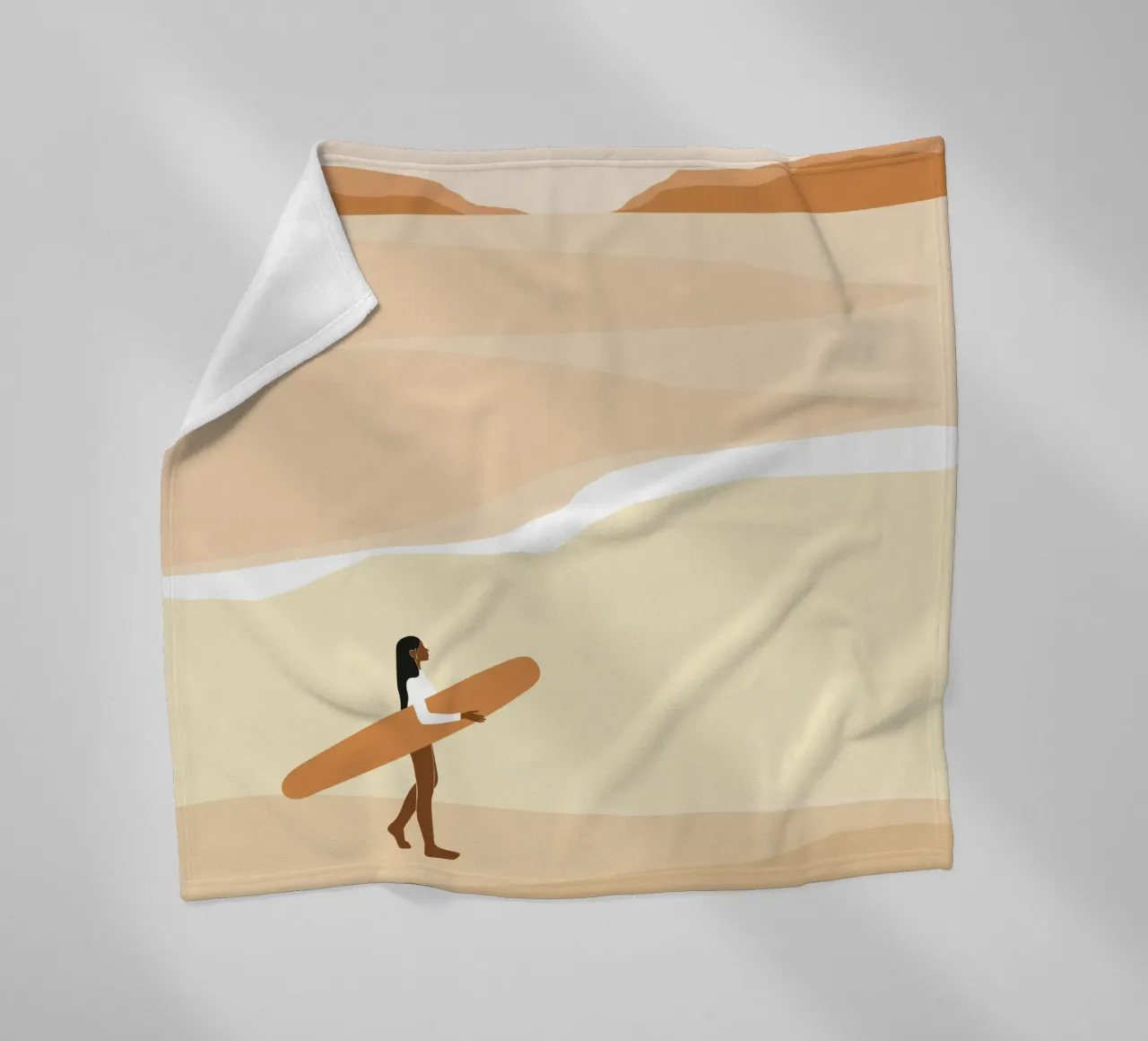 First wave Fleecedecke von Tamsen Design