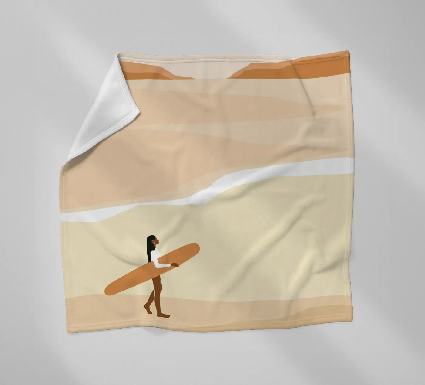 Eerste golf fleecedeken van Tamsen Design
