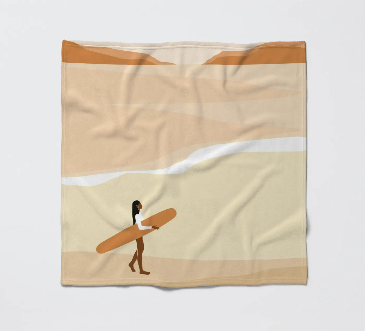 Eerste golf fleecedeken van Tamsen Design