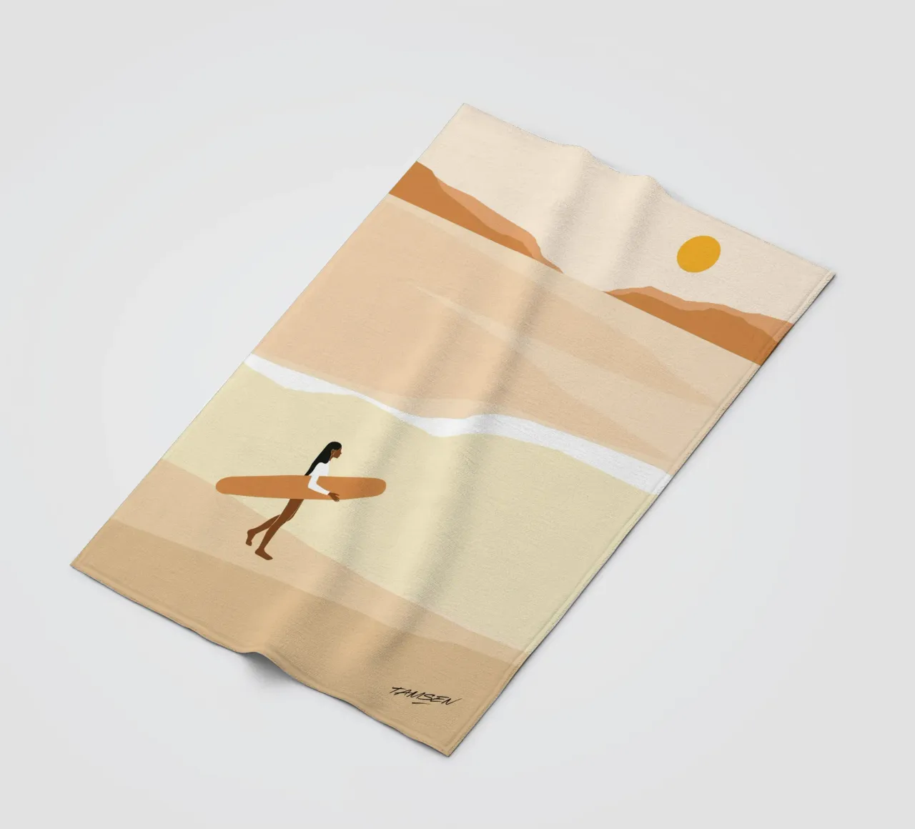 First wave Fleecedecke von Tamsen Design